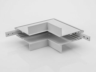 Коннектор угловой внутренний для встраиваемого шинопровода SY-LINK, SY-LINK-INT-T2S-WH