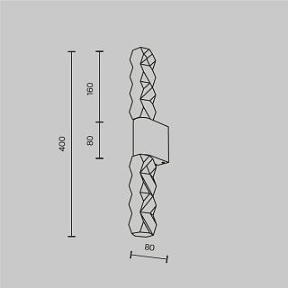 Настенный светильник (бра) Selemo 3000К 5Вт