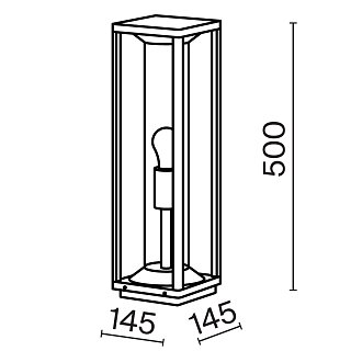 Ландшафтный светильник Cell E27x1 15Вт IP 54
