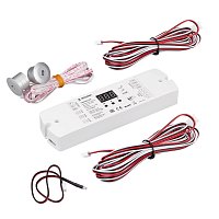 INTELLIGENT ARLIGHT Контроллер лестничный SMART-SPI-302-82-2G-SH-PS-SUF (12-24V, TUYA Wi-Fi, 2.4G) (IARL, IP20 Пластик, 5 лет)