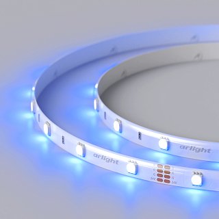 Светодиодная лента RTW 2-5000SE 24V RGB (5060, 150 LED, LUX) (Arlight, 7.2 Вт/м, IP65)