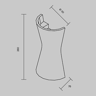 Настенный светильник Parma GU10 х 2 10Вт
