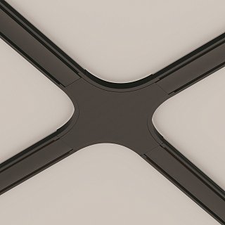 Коннектор питания X-образный Radity черный