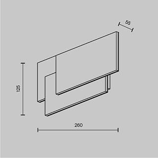 Настенный светильник (бра) Trame 3000К 12Вт IP 20