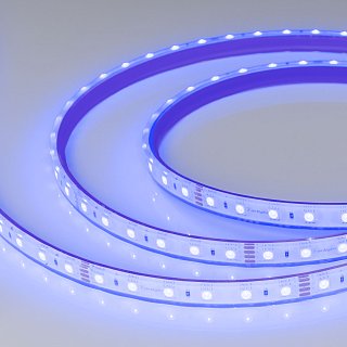 Светодиодная лента герметичная RTW-PFS-B60-13mm 24V RGB (14.4 W/m, IP68, 5060, 5m) (Arlight, 14.4 Вт/м, IP68)