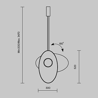 Подвесной светильник Evolution 3000К 9Вт