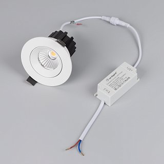 Светильник MS-ATOLL-BUILT-TURN-R94-10W Day4000 (WH, 60 deg, 230V) (Arlight, IP54 Металл, 5 лет)