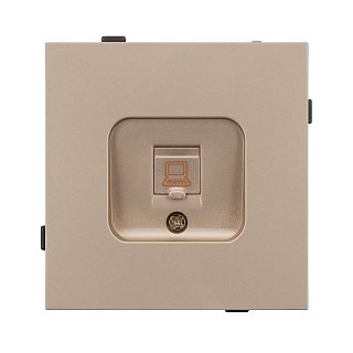 Механизм компьютерной розетки SCT-TENDO-MPC1-PL-GD (RJ-45, CAT6) (Arlight, -)