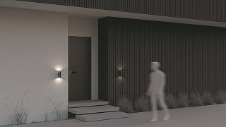 Настенный светильник (бра) Bowery GU10х2 50Вт IP 54