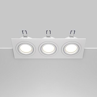 Встраиваемый светильник Atom GU10 3x10Вт