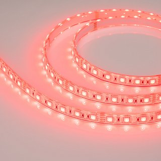 Светодиодная лента герметичная RTW-PU-B60-12.5mm 24V RGB (14.4 W/m, IP68, 5060, 5m) (Arlight, -)