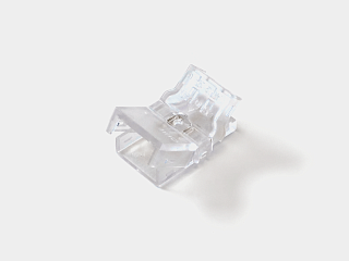 Коннектор DSG2-10-CN-2 для ленты 2835, односторонний, 10мм, прозрачный