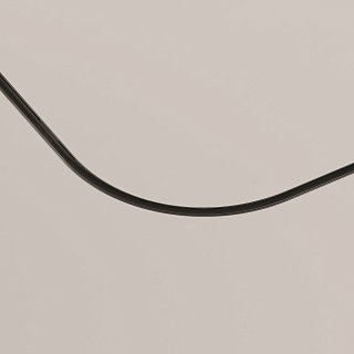 Коннектор радиусный R300 Exility встраиваемый под ГКЛ 9,5 мм, черный