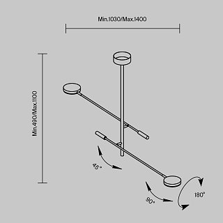 Потолочный светильник Fad 3000К 15Вт