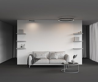 Радиусный профиль 35x35 Ø800мм 1/8 круга черный