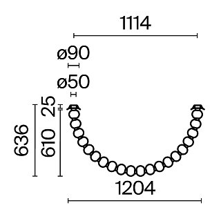 Потолочный светильник Amulet 3000К 36Вт