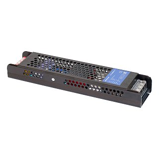 Блок питания интерьерный ELF, 24В, 400Вт, плоский металлический перфорированный корпус (черный)