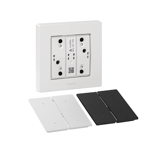 Умный настенный выключатель H2 (2 кнопки, 1 канал) | Aqara Light Switch H2 EU
