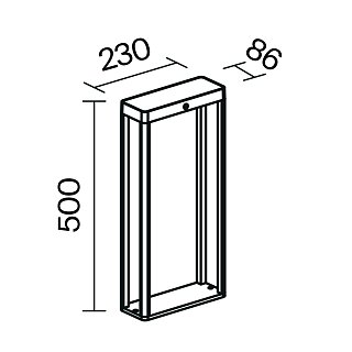 Ландшафтный светильник Pir 3000K 2Вт IP 54