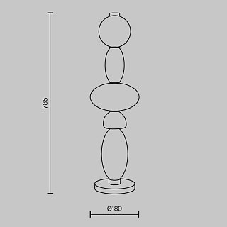 Настольный светильник Adore 3000К 23Вт