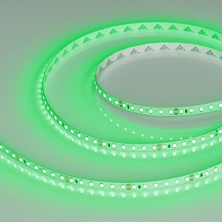 Светодиодная лента RT-A120-8mm 24V Green(9.6 W/m, IP20, 2835, 5m) (Arlight, Открытый)