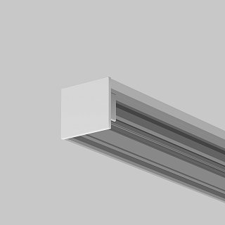 Комплект заглушек (для профиля 25×22) 2 шт., ALM-2522-S-EC 642065