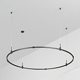 Основание ART-APRIORI-ROUND-HANG-R1500 (BK) (Arlight, IP20 Металл, 3 года)