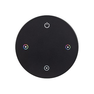 INTELLIGENT ARLIGHT Пульт SMART-801-22-1G-RGBW Black (3V, Magnet, 2.4G) (IARL, IP20 Пластик, 5 лет)