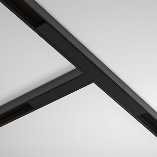 Т- образный коннектор питания Basity, черный