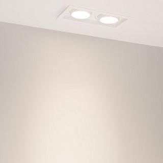 Светильник MS-VORTEX-BUILT-S210x117-2x20W Day4000 (WH-WH, 20 deg, 230V) (Arlight, IP20 Металл, 5 лет)