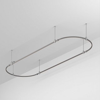Основание ART-APRIORI-OVAL-ROD-400-3000x1000 (TN) (Arlight, IP20 Металл, 3 года)