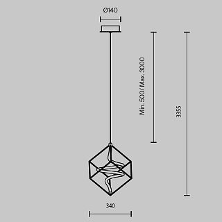 Подвесной светильник Membrane 3000К 11Вт