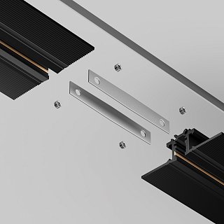 Коннектор прямой для шинопровода Levity, 2шт