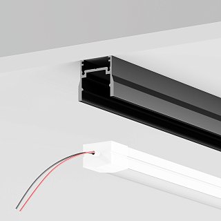 Профиль 2м Elasity IP накладной черный