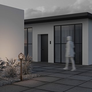 Ландшафтный светильник Via E27х1 60Вт IP 44