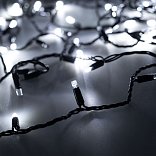Светодиодная гирлянда ARD-STRING-CLASSIC-1000-BLACK-100LED-PULSE White (230V, 7W) (Ardecoled, IP65)