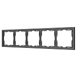 Рамка пластиковая FRM-NOBE-SFPL-5-GR (Arlight, -)