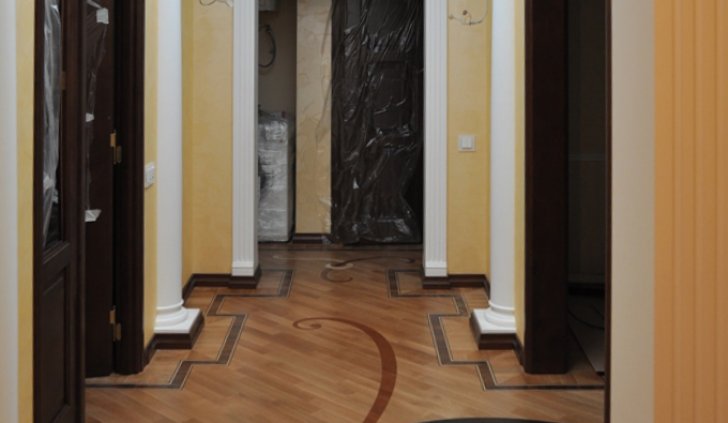 Полностью светодиодное освещение коридора