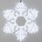 Фигура ARD-SNOWFLAKE-M10-1000x900-504LED White (230V, 31W) (Ardecoled, IP65)