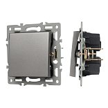 Механизм выключателя одноклавишный непроходной SWT-MK01-PL-GR (250V, 16A) (Arlight, -)