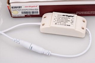 Светильник DL-225x225M-21W Warm White (Arlight, IP40 Металл, 3 года)