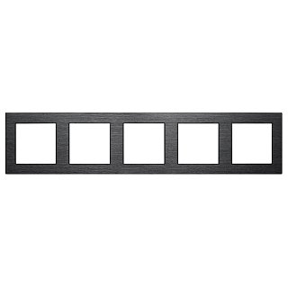 Рамка алюминиевая FRM-PRESTO-ALS-5-BK (Arlight, -)