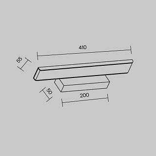 Подсветка Gleam 4000К 16,2Вт IP 20
