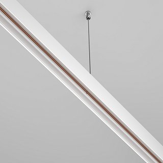 Коннектор прямой Exility накладной белый