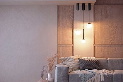 Место релаксации в элегантной гостиной