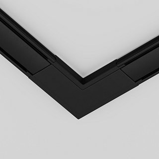 Конектор питания угловой Radity черный