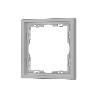 Рамка пластиковая FRM-NOBE-SFPL-1-IS (Arlight, Никель)
