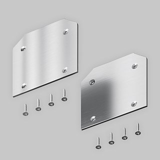 Заглушка торцевая к профилю, 2шт