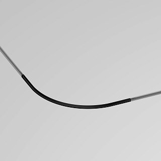 Коннектор радиусный D600 накладной Levity черный