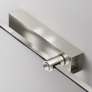 Основание настенное  Wall для блока питания с вводом питания Flarity платина